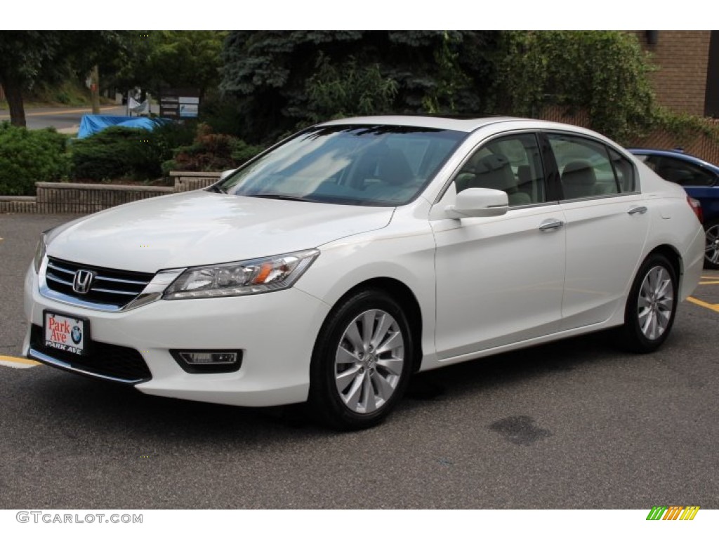 2013 Accord Touring Sedan - White Orchid Pearl / Ivory photo #6