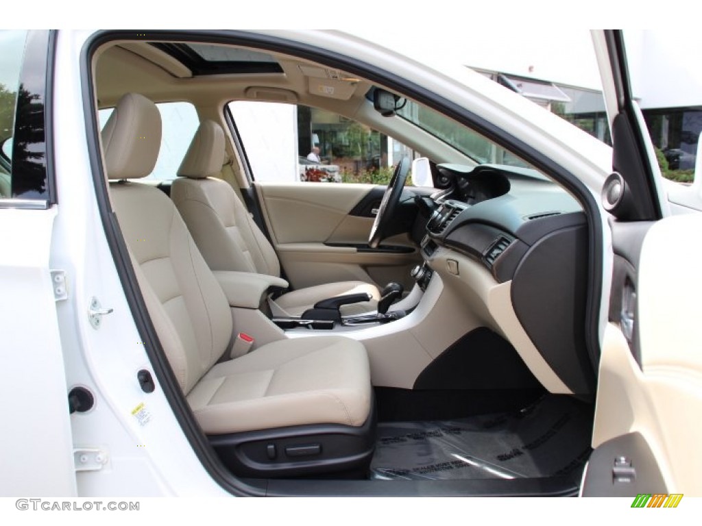 2013 Accord Touring Sedan - White Orchid Pearl / Ivory photo #27