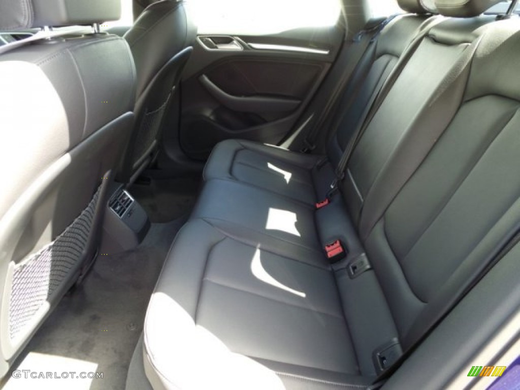 Black Interior 2015 Audi A3 2.0 TDI Premium Photo #97021329