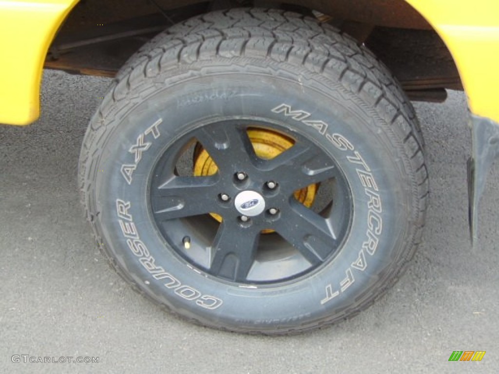 2006 Ranger XLT SuperCab 4x4 - Screaming Yellow / Medium Dark Flint photo #6