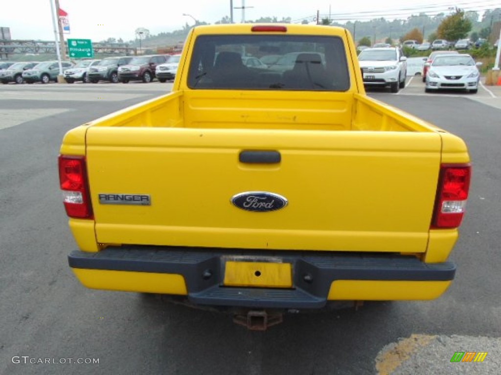 2006 Ranger XLT SuperCab 4x4 - Screaming Yellow / Medium Dark Flint photo #8