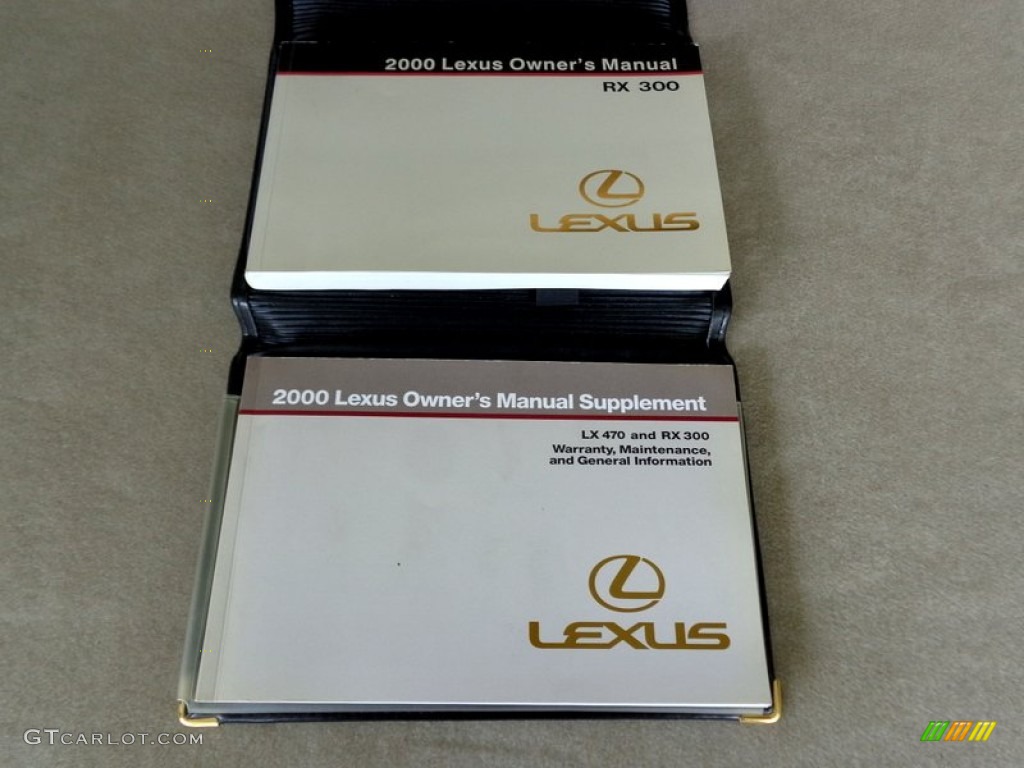 2000 Lexus RX 300 AWD Books/Manuals Photo #97022259
