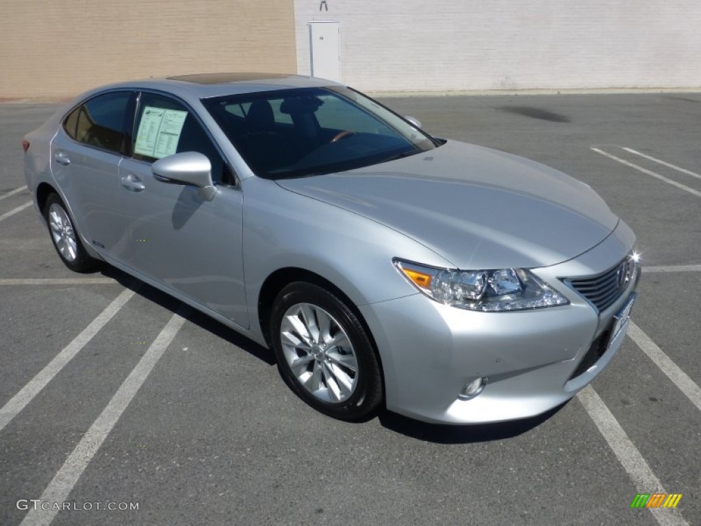 2013 ES 300h Hybrid - Silver Lining Metallic / Black photo #1