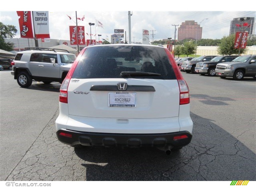 2009 CR-V LX - Taffeta White / Black photo #6