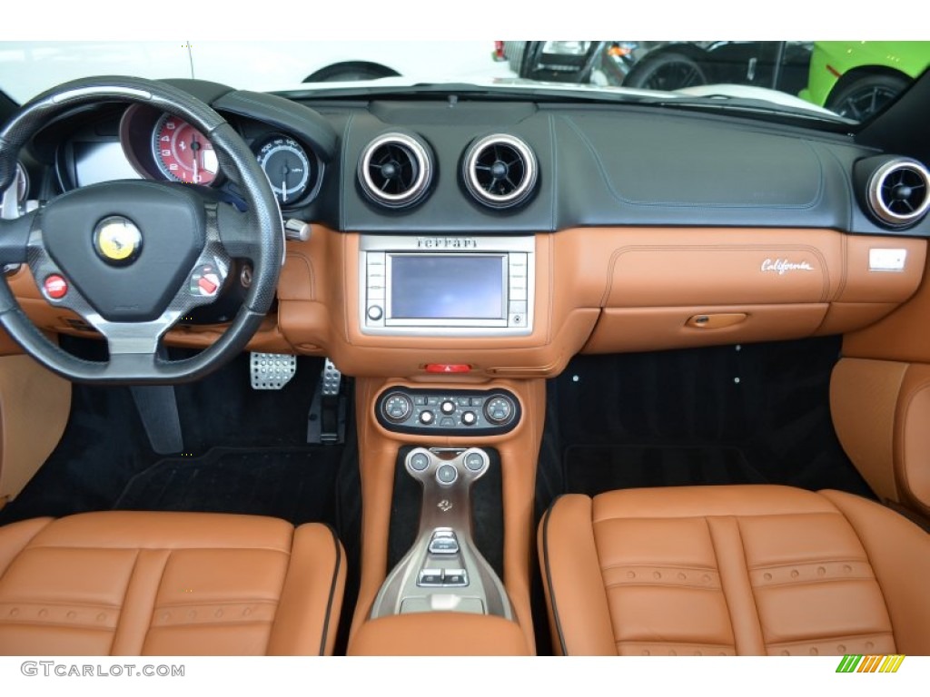2010 Ferrari California Standard California Model Beige Dashboard Photo #97028895