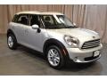 2014 Crystal Silver Metallic Mini Cooper Countryman  photo #4