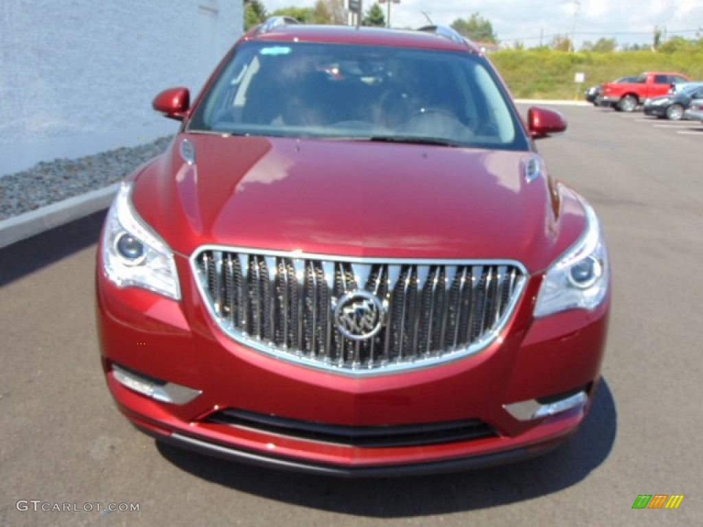 2015 Enclave Leather AWD - Crimson Red Tintcoat / Ebony/Ebony photo #5