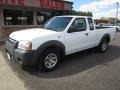 Avalanche White 2004 Nissan Frontier XE King Cab