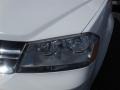 2014 Bright White Dodge Avenger SE  photo #4