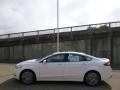 2015 White Platinum Metallic Ford Fusion Titanium  photo #5