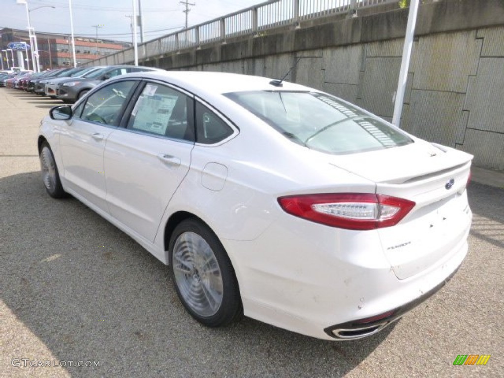 2015 Fusion Titanium - White Platinum Metallic / Charcoal Black photo #6