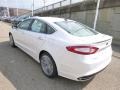 2015 White Platinum Metallic Ford Fusion Titanium  photo #6