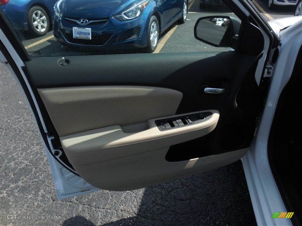 2014 Avenger SE - Bright White / Black/Light Frost Beige photo #11