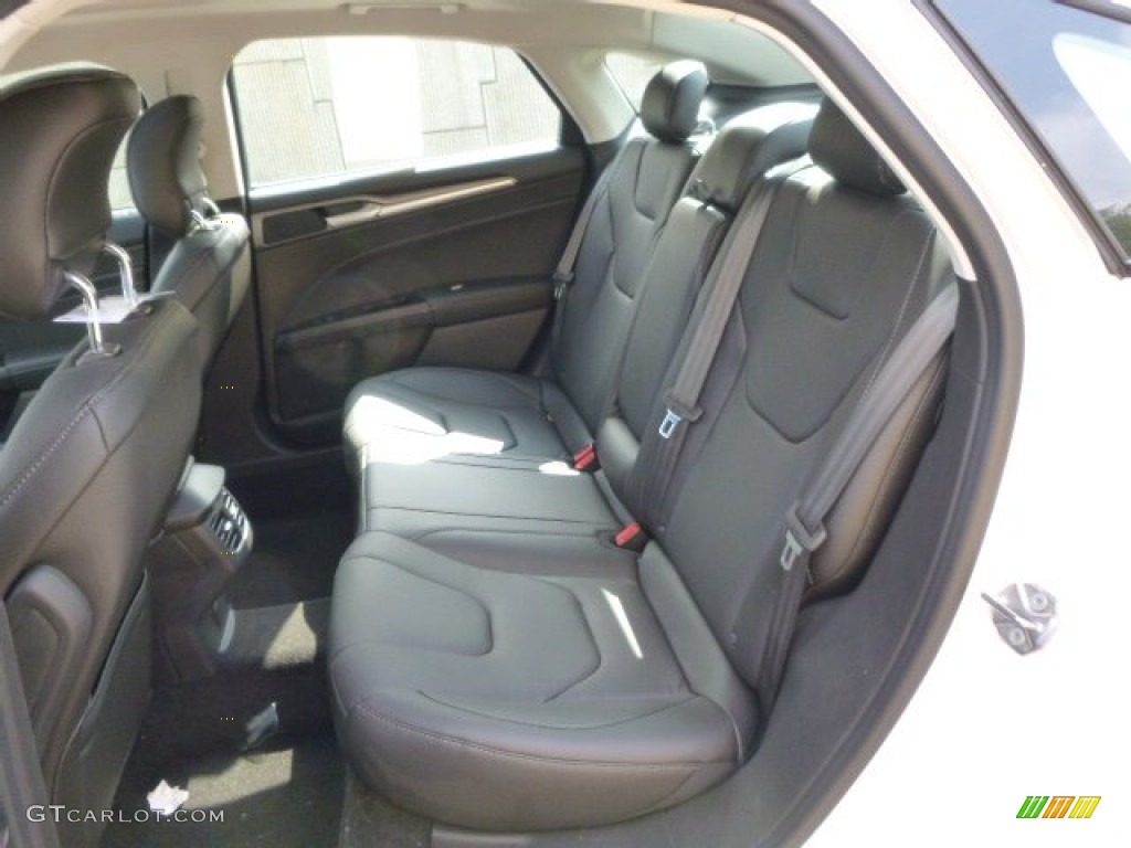 2015 Ford Fusion Titanium Rear Seat Photo #97033749