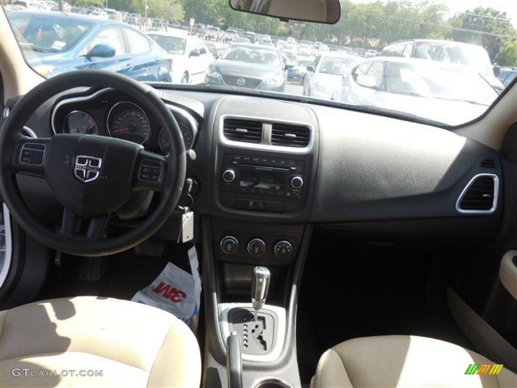 2014 Avenger SE - Bright White / Black/Light Frost Beige photo #16