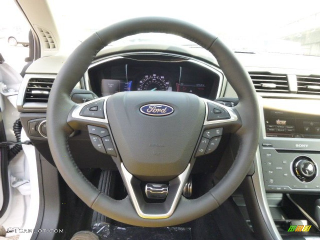 2015 Ford Fusion Titanium Steering Wheel Photos