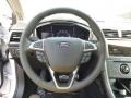 Charcoal Black 2015 Ford Fusion Titanium Steering Wheel