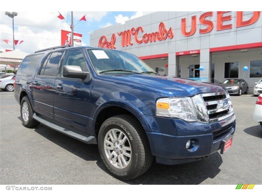 2011 Expedition EL XLT 4x4 - Dark Blue Pearl Metallic / Stone photo #1