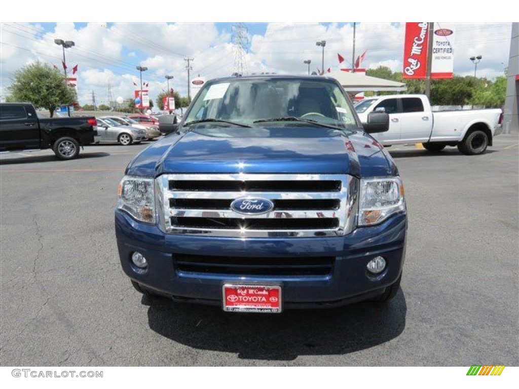 2011 Expedition EL XLT 4x4 - Dark Blue Pearl Metallic / Stone photo #2