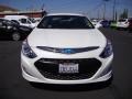 2013 Porcelain White Pearl Hyundai Sonata Hybrid Limited  photo #2