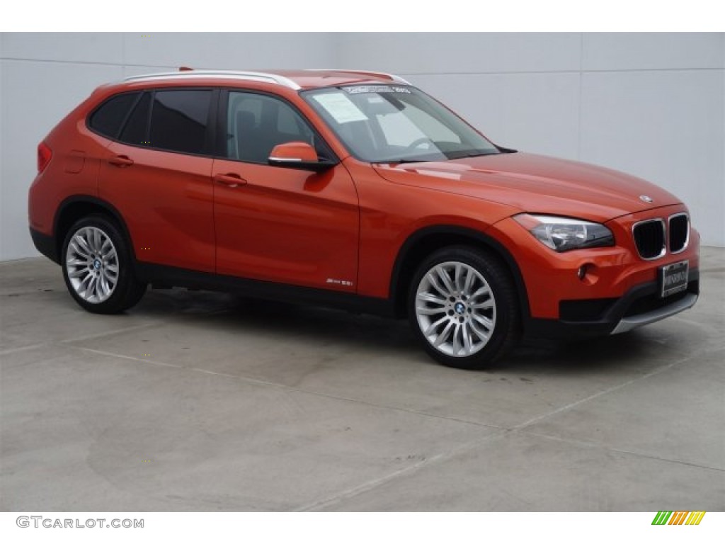 Valencia Orange BMW X1