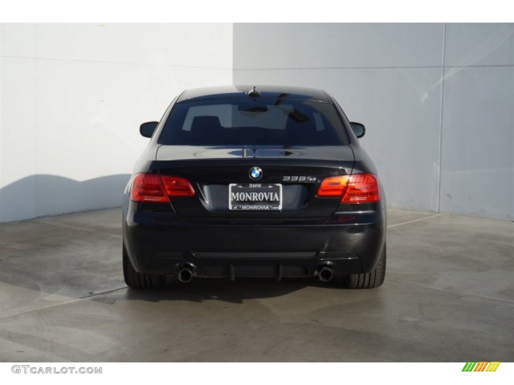 2013 3 Series 335is Coupe - Black Sapphire Metallic / Black photo #8