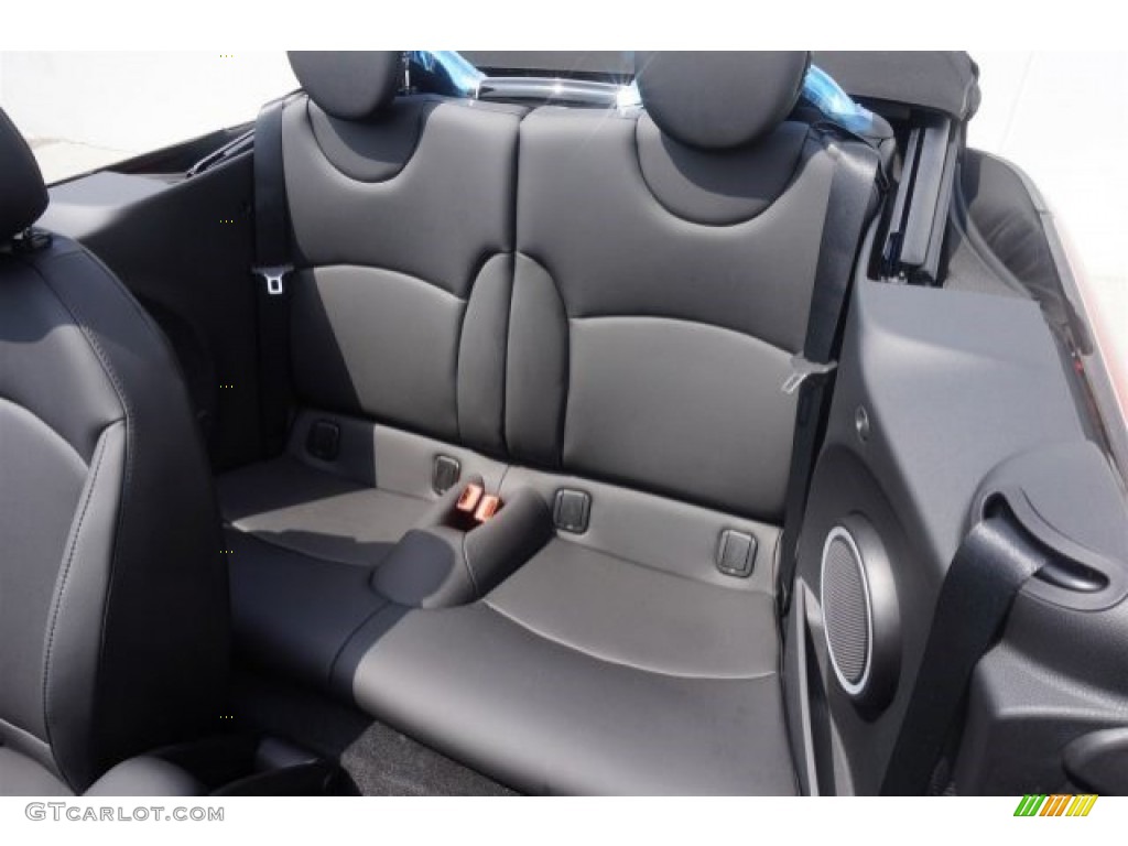 Carbon Black Interior 2015 Mini Convertible Cooper S Photo #97040046