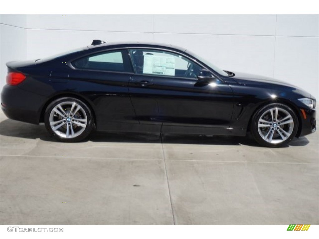 Jet Black 2015 BMW 4 Series 428i Coupe Exterior Photo #97040124