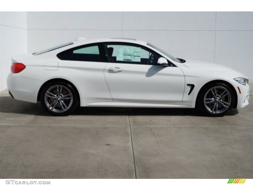 Alpine White 2015 BMW 4 Series 428i Coupe Exterior Photo #97040412