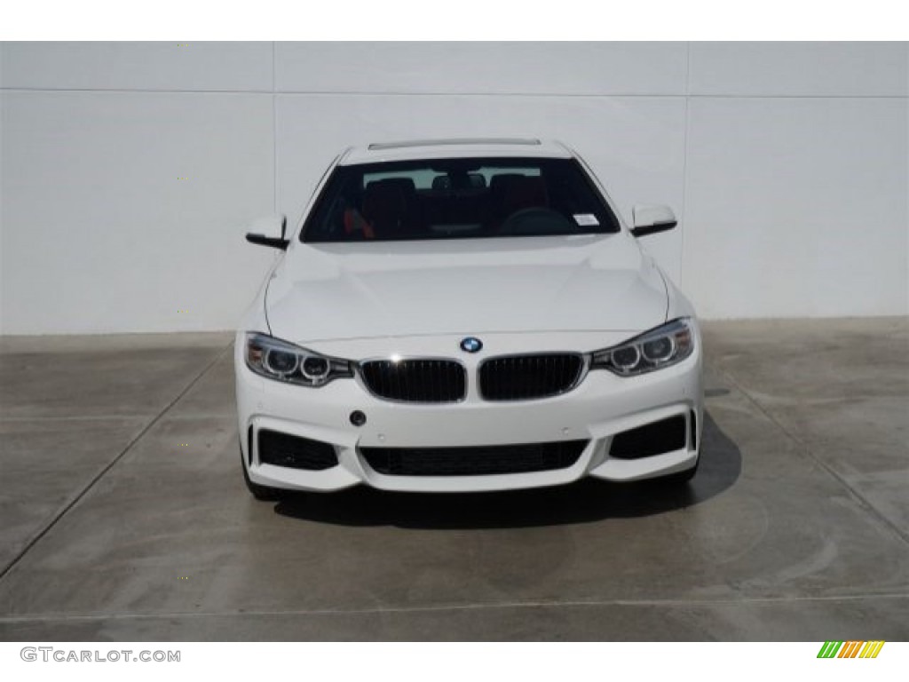 Alpine White 2015 BMW 4 Series 428i Coupe Exterior Photo #97040424