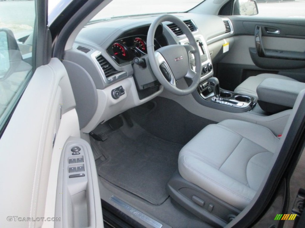 Light Titanium Interior 2015 GMC Acadia SLT AWD Photo #97040613