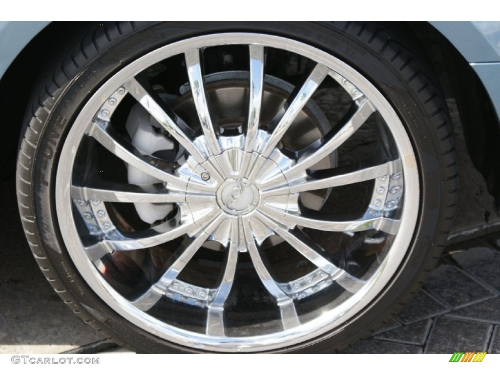 2007 Mustang V6 Premium Coupe - Windveil Blue Metallic / Medium Parchment photo #39