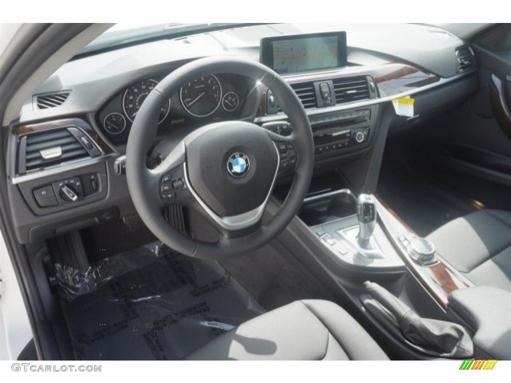 2015 3 Series 328i Sedan - Alpine White / Black photo #6