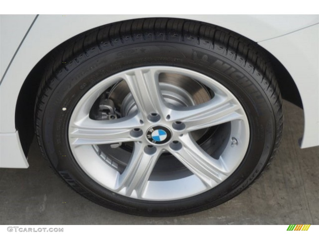 2015 3 Series 328i Sedan - Alpine White / Black photo #4