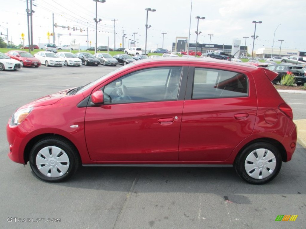 Infrared 2015 Mitsubishi Mirage DE Exterior Photo #97041705