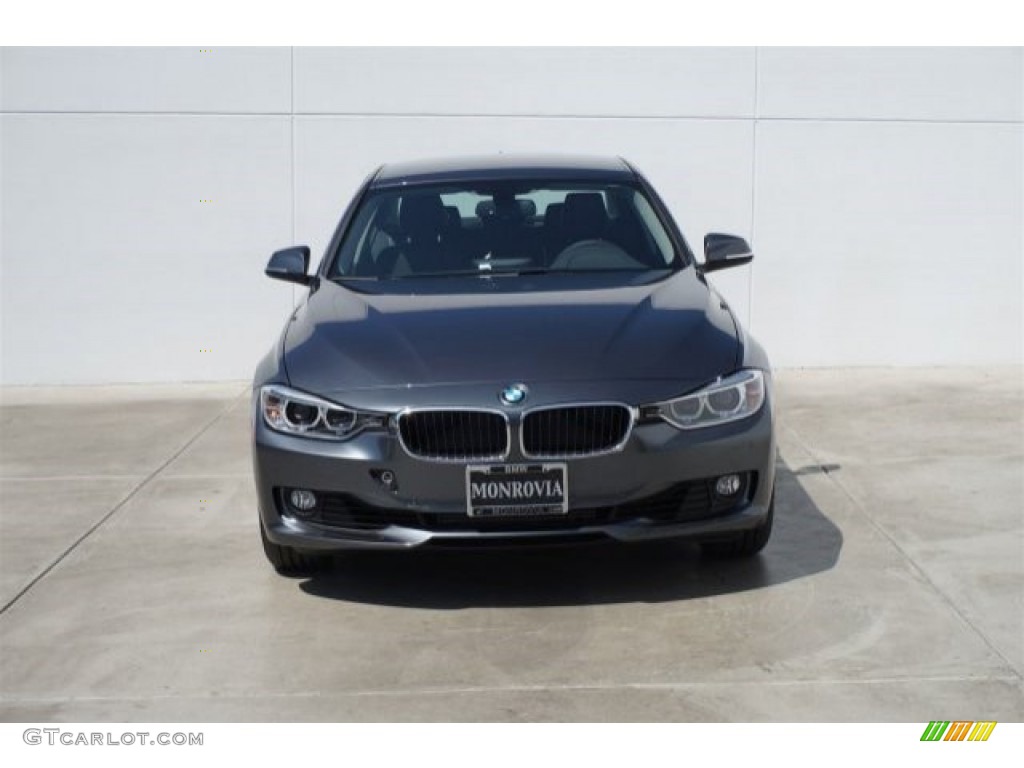 2015 3 Series 328i Sedan - Mineral Grey Metallic / Black photo #3