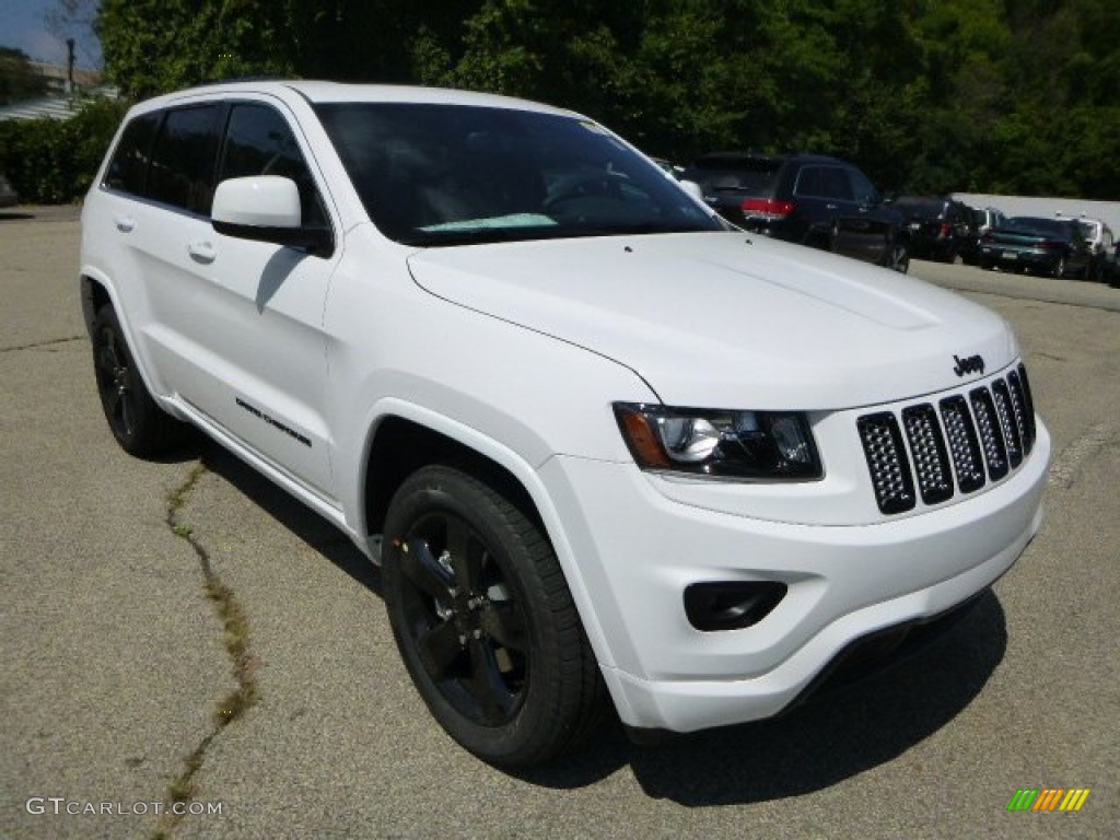 Bright White 2015 Jeep Grand Cherokee Altitude 4x4 Exterior Photo #97042551