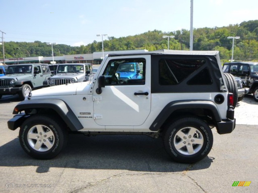2015 Wrangler Sport S 4x4 - Bright White / Black photo #2