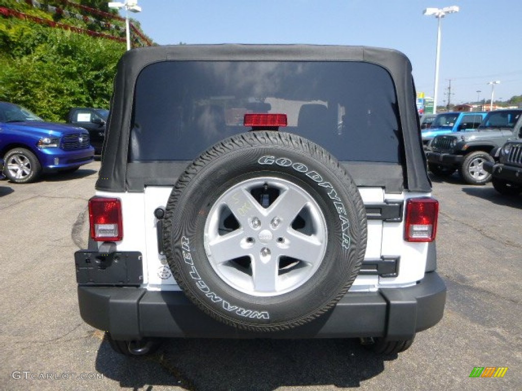 2015 Wrangler Sport S 4x4 - Bright White / Black photo #4