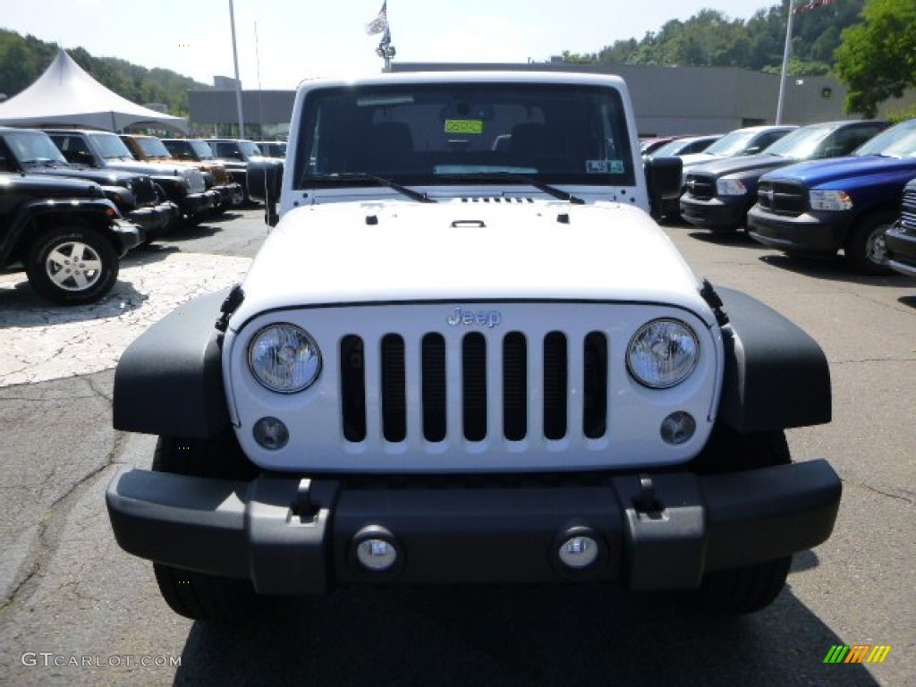 2015 Wrangler Sport S 4x4 - Bright White / Black photo #8