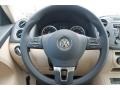 Sandstone 2015 Volkswagen Tiguan SE Steering Wheel