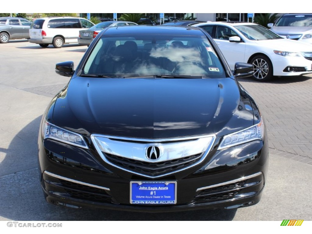 2015 TLX 2.4 - Crystal Black Pearl / Espresso photo #2