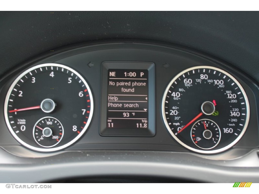 2015 Volkswagen Tiguan SE Gauges Photo #97044876