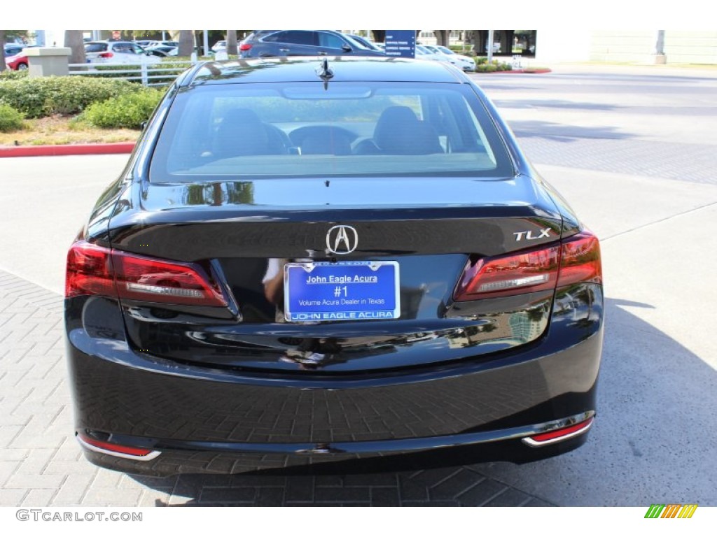 2015 TLX 2.4 - Crystal Black Pearl / Espresso photo #6