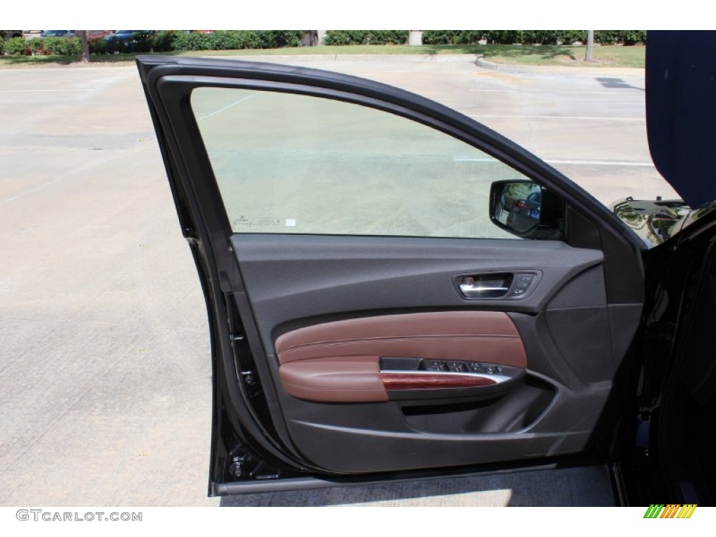 2015 TLX 2.4 - Crystal Black Pearl / Espresso photo #10