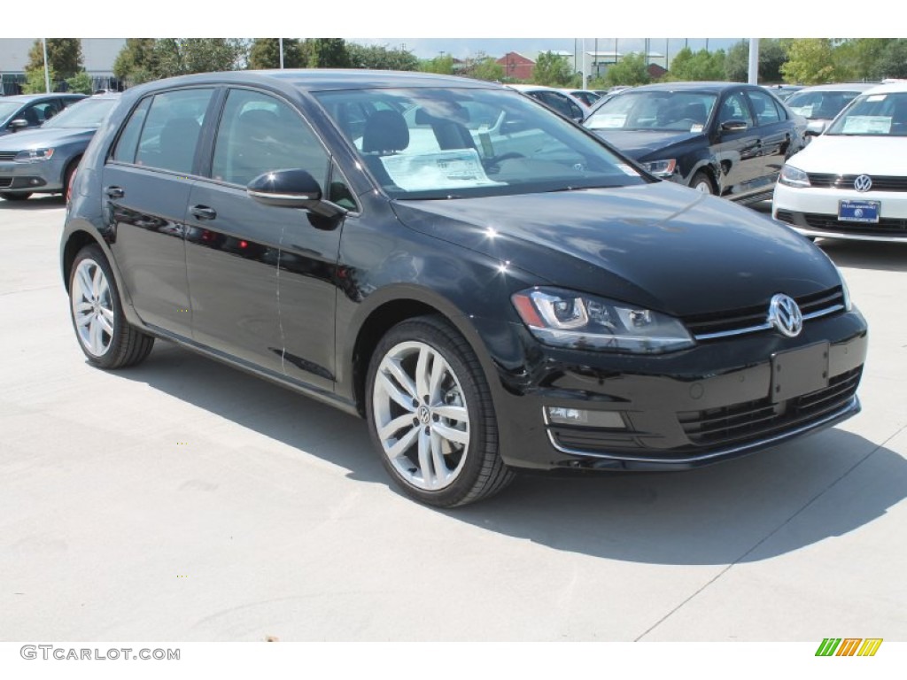 2015 Golf 4 Door 1.8T SEL - Black / Black photo #1