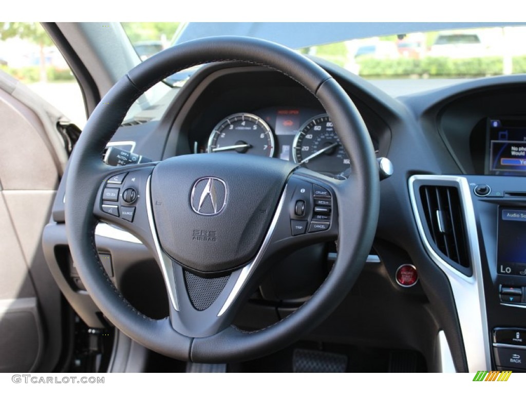 2015 TLX 2.4 - Crystal Black Pearl / Espresso photo #26