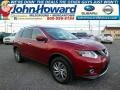2014 Cayenne Red Nissan Rogue SL AWD  photo #1