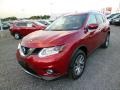 2014 Cayenne Red Nissan Rogue SL AWD  photo #3