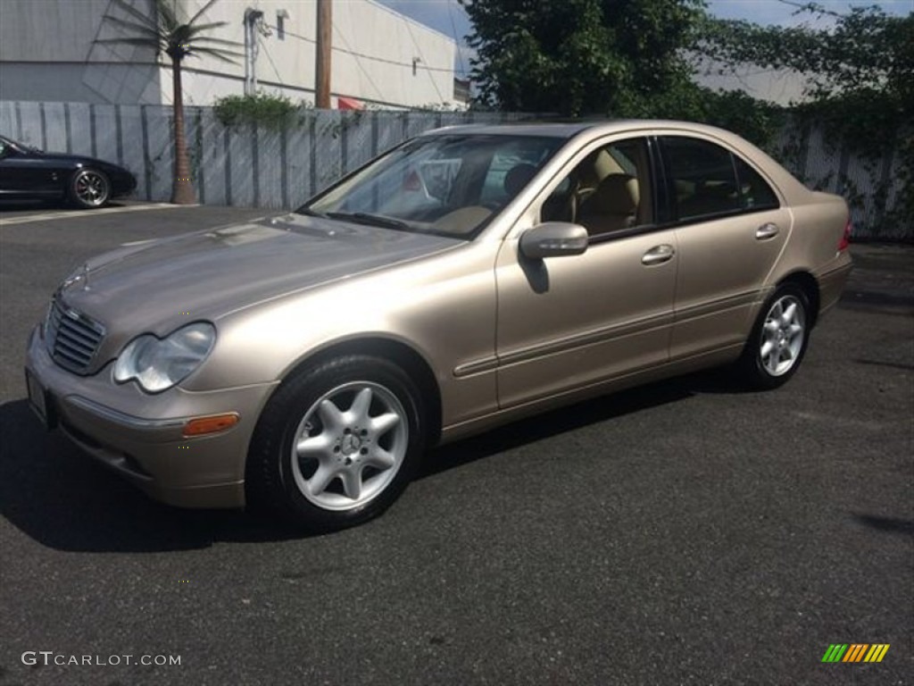 Desert Silver Metallic 2004 Mercedes-Benz C 240 4Matic Sedan Exterior Photo #97046831